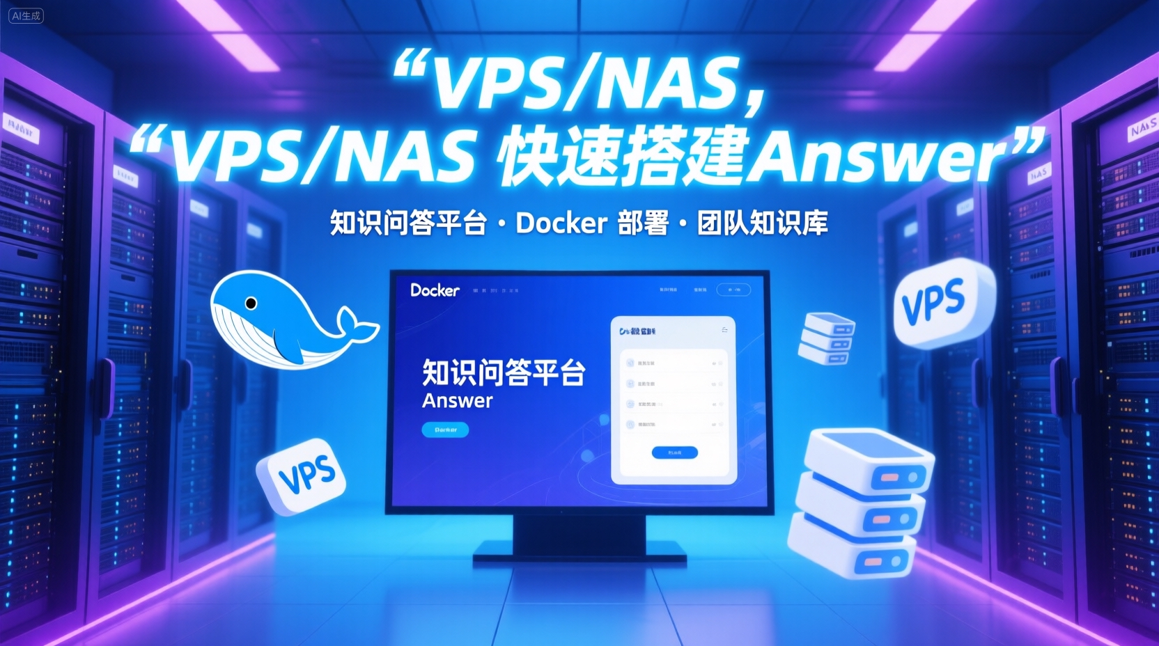 在VPS或者飞牛云NAS上用Docker搭建一个知识问答平台answer