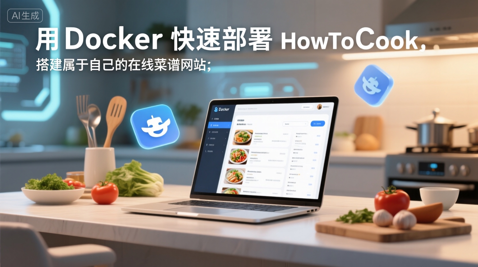自建菜谱网站!用Docker在飞牛云NAS/VPS快速部署HowToCook(程序员在家做饭指南）